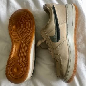 Nike suede Air Force 1’s!